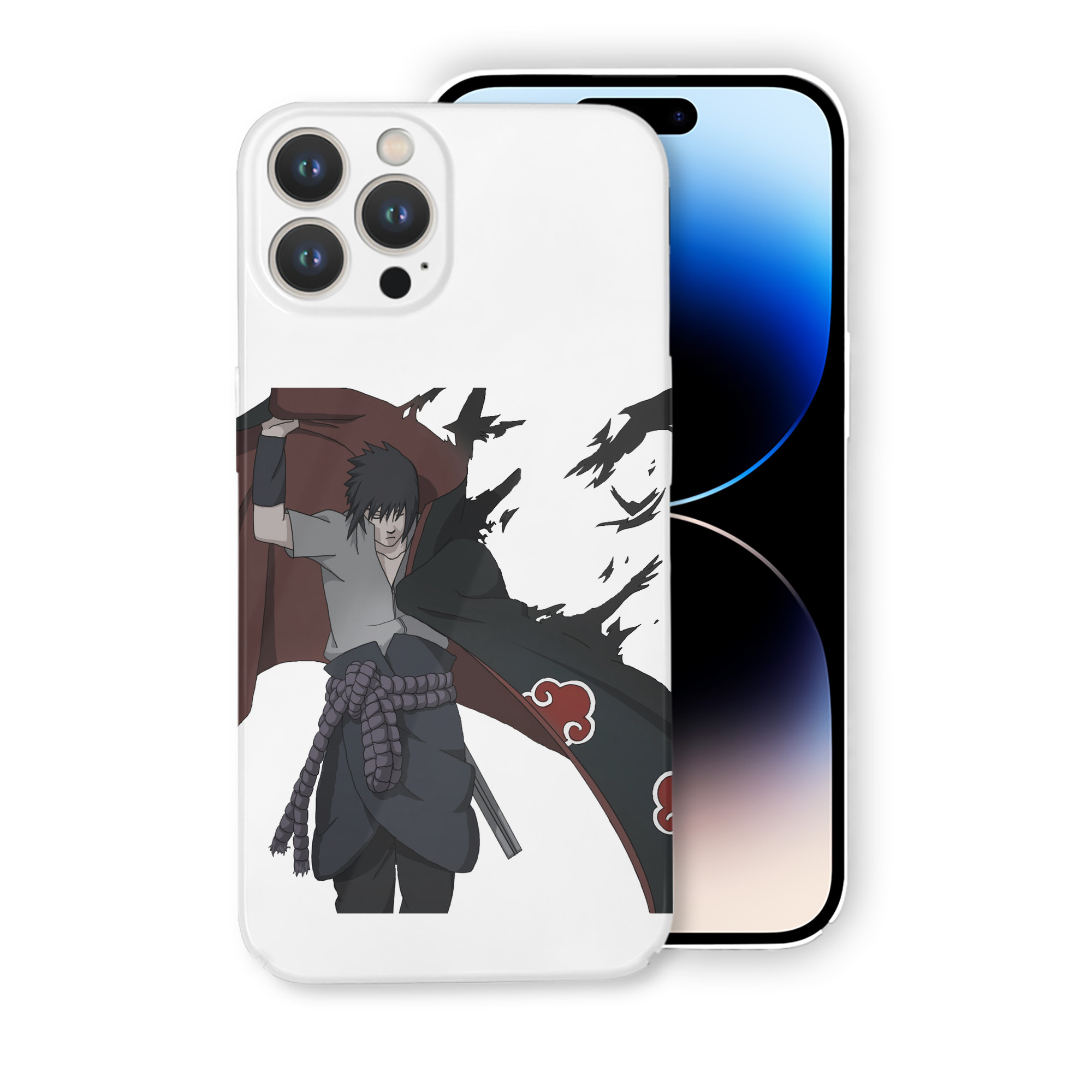 （画像用） NARUTO -ナルト- うちは サスケ Uchiha Sasuke 【iPhone 14シリーズ対応】ハードケース